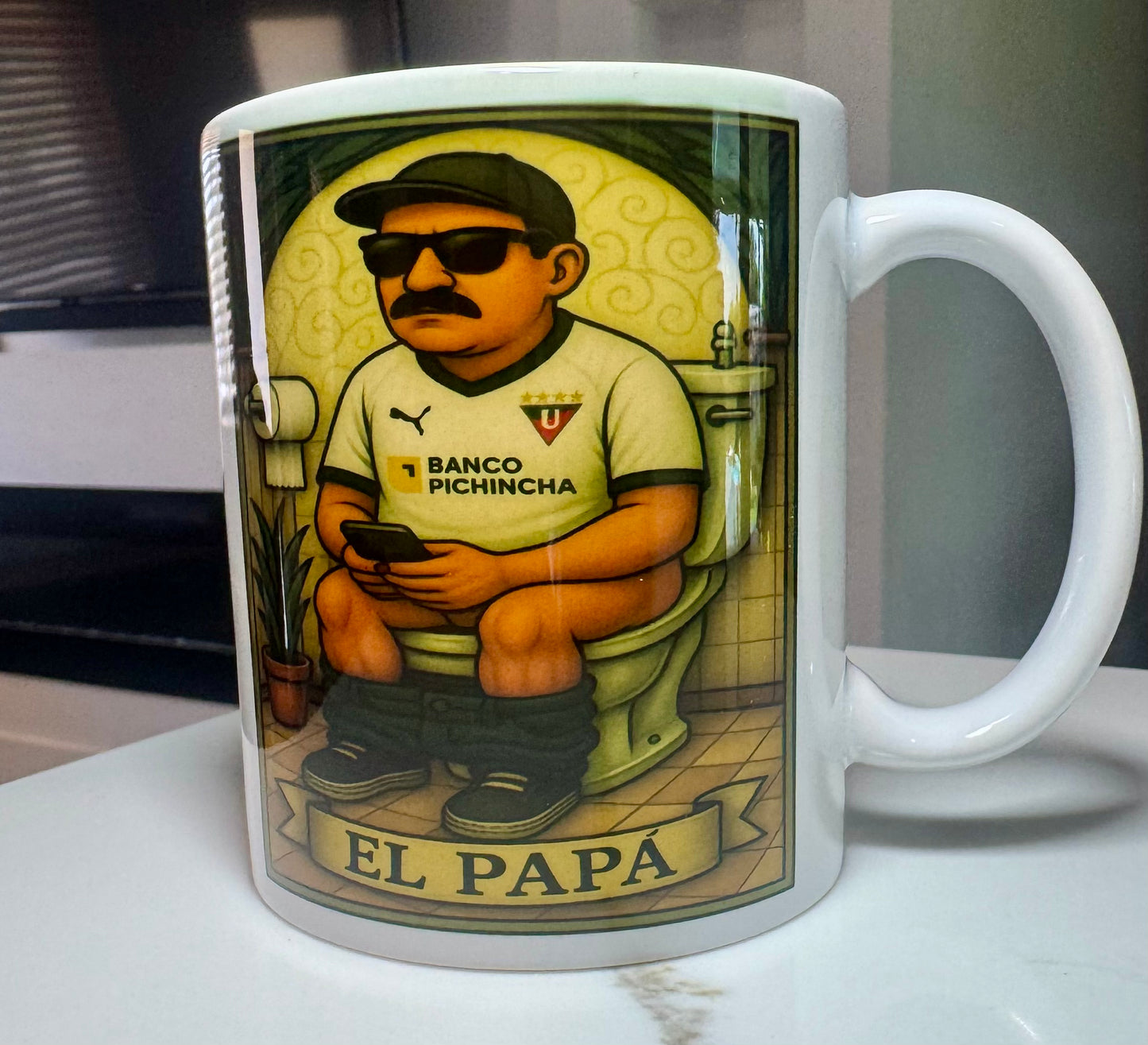 Taza liga papá