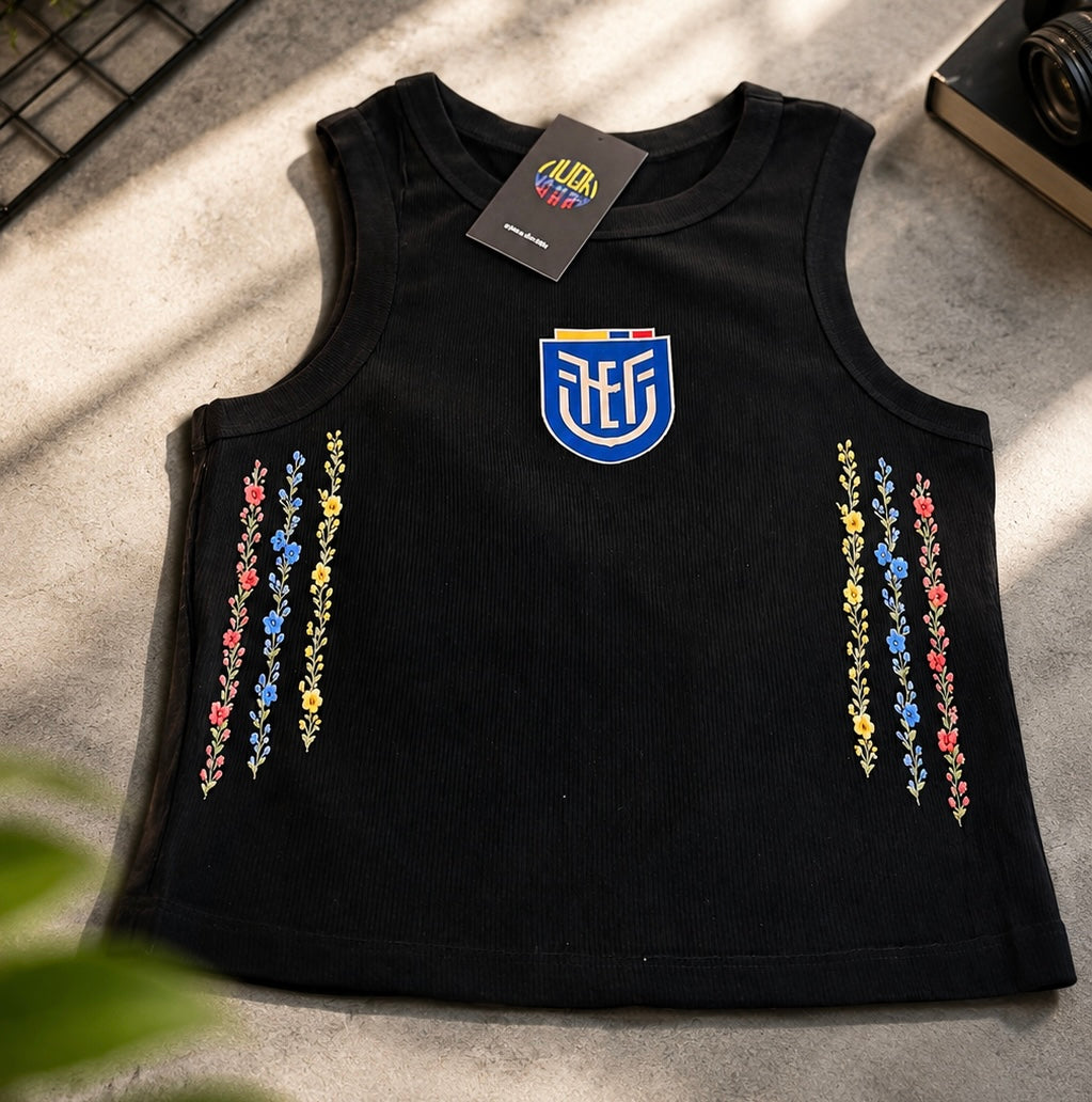 Camisetilla tri flores