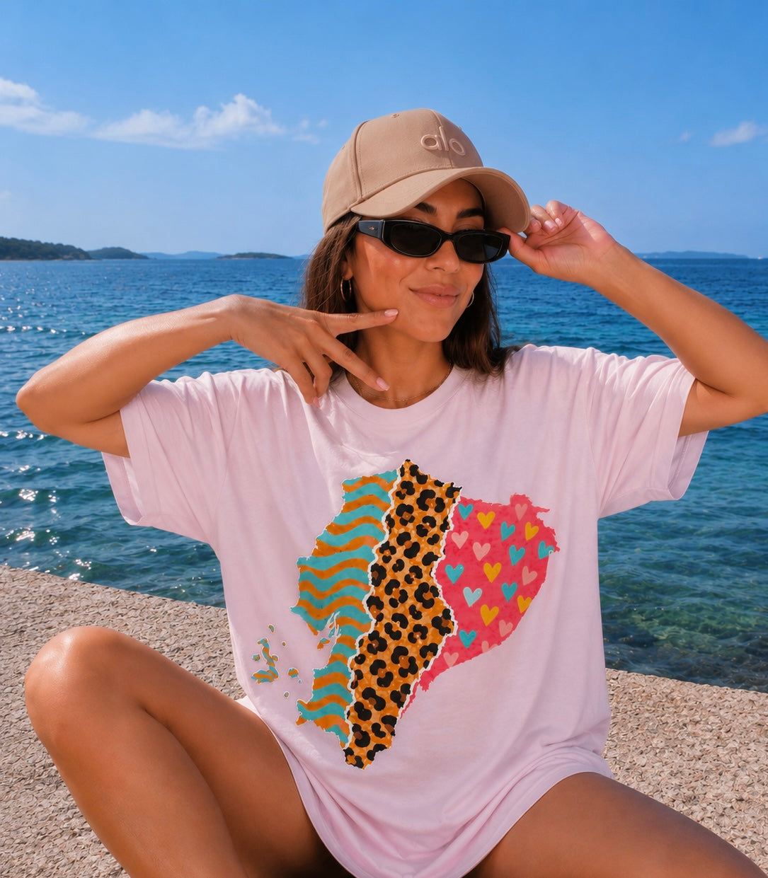 Camiseta mapa