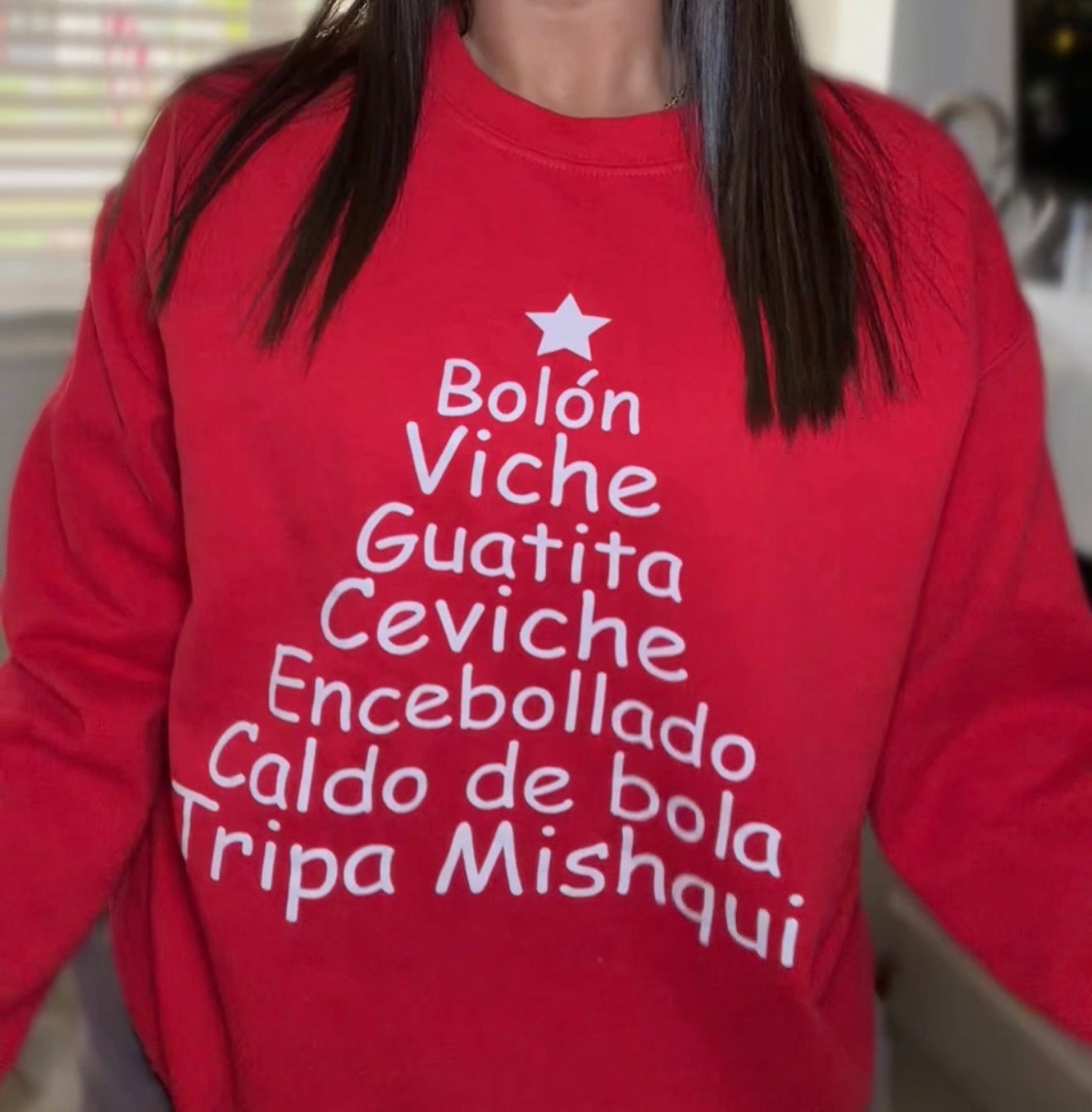Suéter christmas Ecua food
