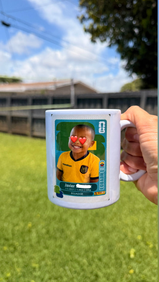 Taza cromo foto