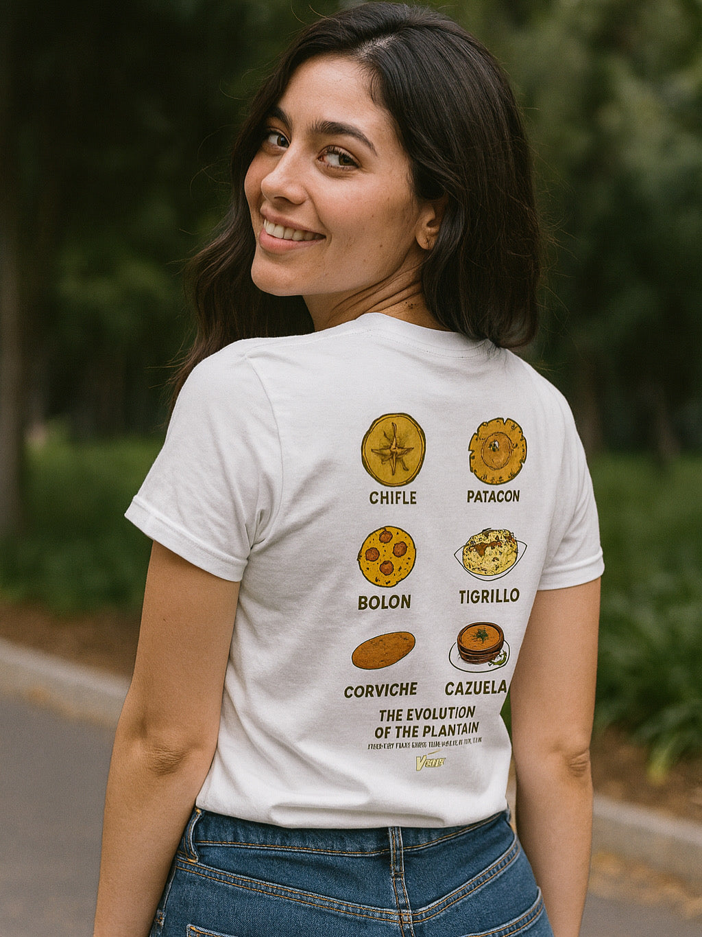 Camiseta evolución del plátano