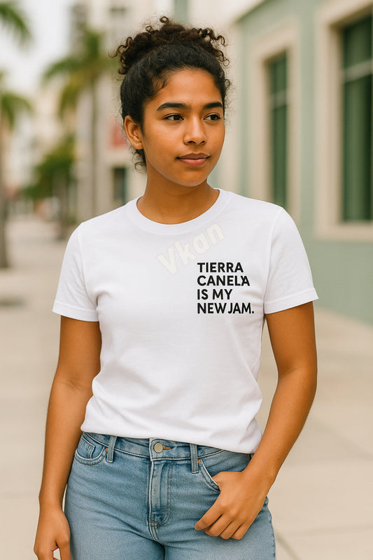 Camiseta tierra canela