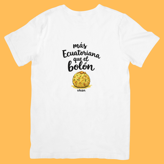 T shirt más Ecua que el bolon