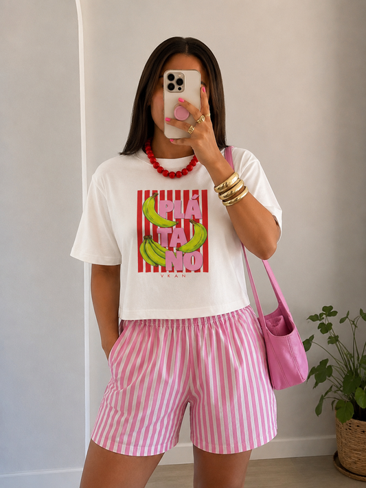 Camiseta plátano retro